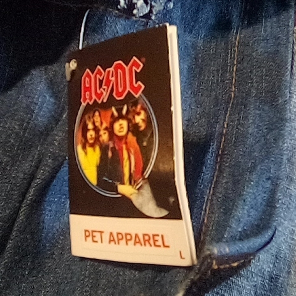 FAB dog brand AC/DC Dog jacket. Size large - Picture 6 of 8